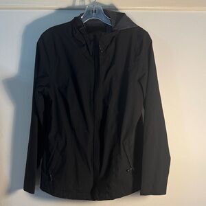 Men's Classic Black Raincoat